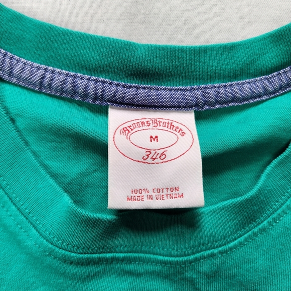 BROOKS BROTHERS Green T-Shirt. - Picture 4 of 6